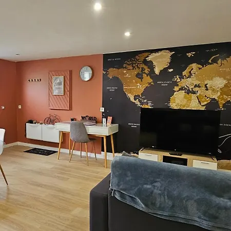 Le Concorde-wifi-clim-parking-3etoiles-ockeys Apartment *