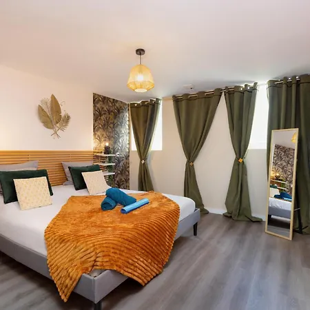 Le Concorde-wifi-clim-parking-3étoiles-ockeys Appartement Bram