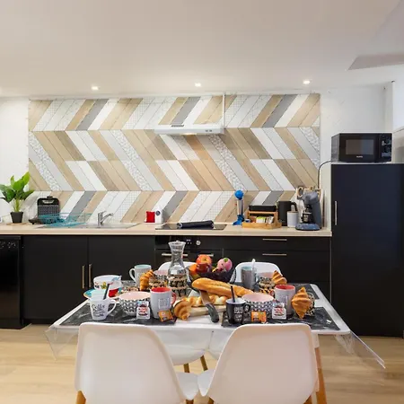 Appartement Le Concorde-wifi-clim-parking-3étoiles-ockeys Bram